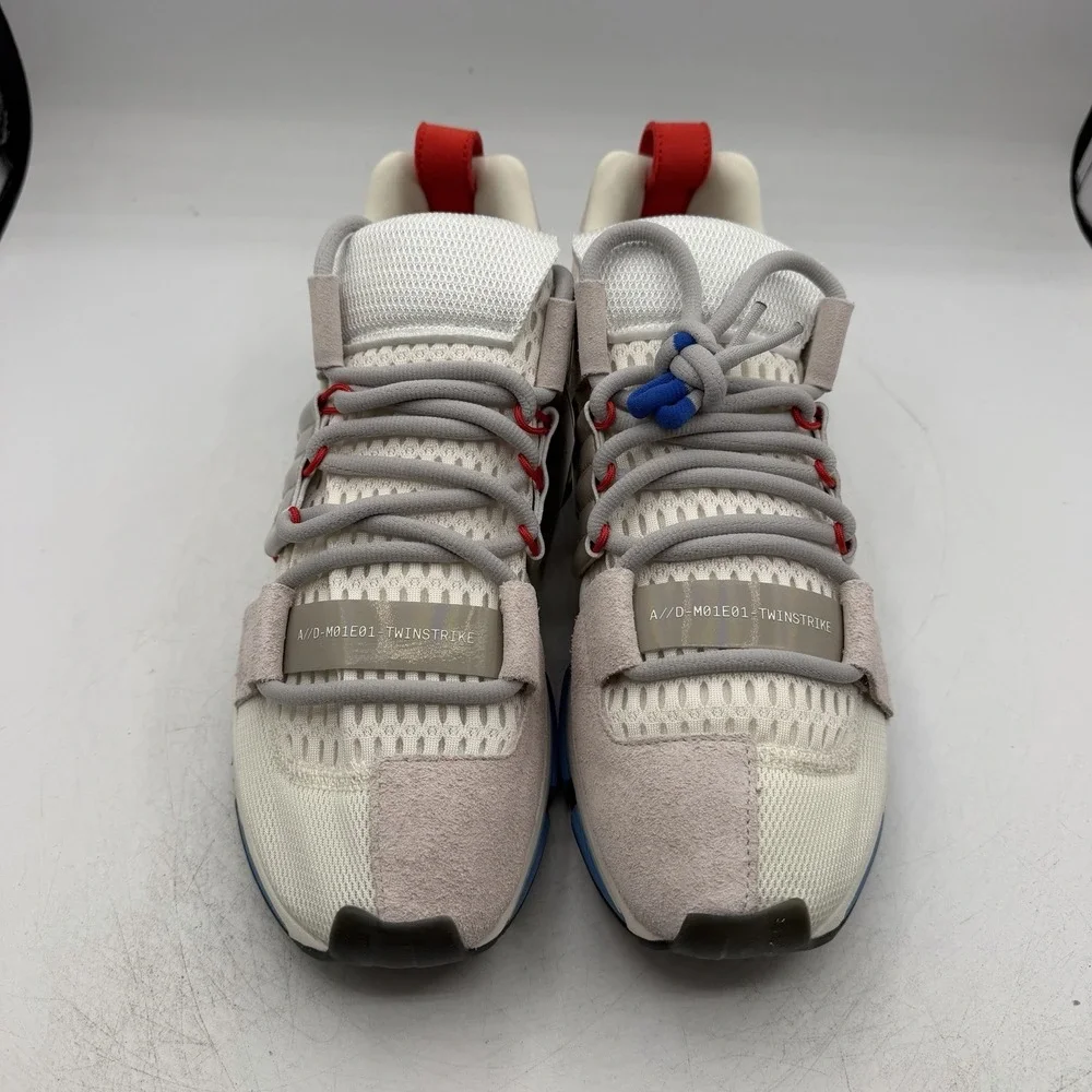 Adidas Consortium ADV Twinstrike A/D Shoes Mens Sz 10 White/Red Sneakers BY9835